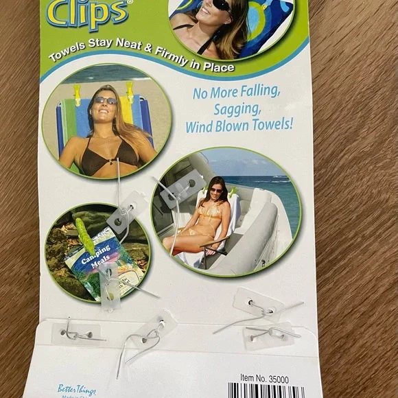 Boca beach towel clips - Picture 2 of 2